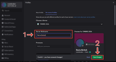 How to edit profile 2